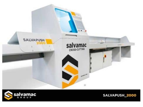 Salvamac Salvapush 2000 Fully automatic Optimizing cross cut